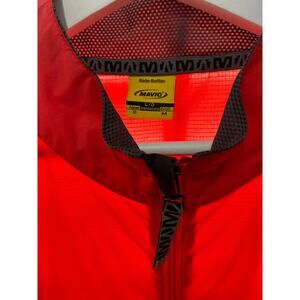 Mavic Espoir Red Nylon Cycling Jacket Mens Large